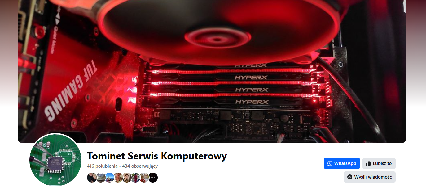 facebook tominet | Tominet Serwis Komputerowy IT Naprawa Komputerów i Serwis Laptopów, drukarek Kórnik